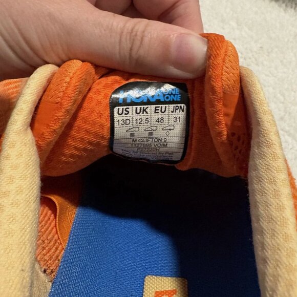 Hoka Clifton 9 Mens 13D - Picture 8 of 9